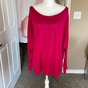 Old Navy rose plus size pink loose sweater
